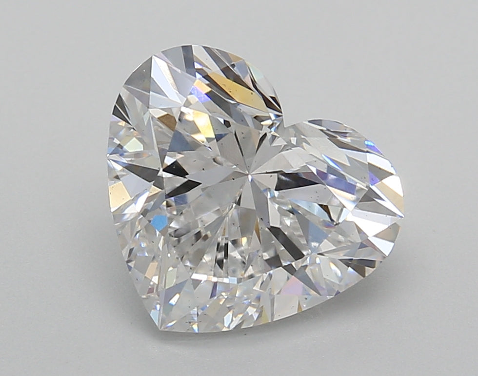 3.02 Carat Heart Shaped, Excellent Cut, E Color, VS2 Clarity, IGI Certified Lab Grown Diamond
