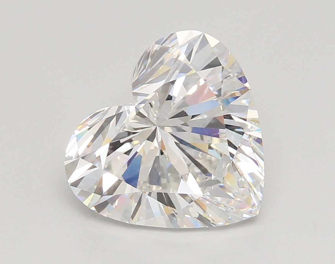 4.03 Carat Heart Shaped, Excellent Cut, E Color, VS1 Clarity, IGI Certified Lab Grown Diamond
