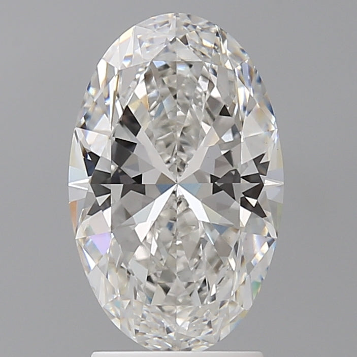 2.55 Carat Oval Shaped, Ideal Cut, F Color, VS1 Clarity, IGI Certified Lab Grown Diamond