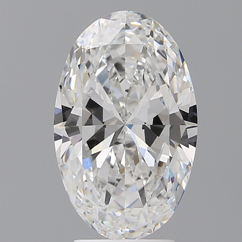 3.51 Carat Oval Shaped, Ideal Cut, E Color, VVS2 Clarity, IGI Certified Lab Grown Diamond