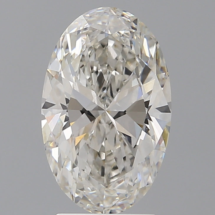 3.00 Carat Oval Shaped, Ideal Cut, G Color, VVS2 Clarity, IGI Certified Lab Grown Diamond