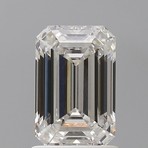 1.59 Carat Emerald Shaped, Ideal Cut, F Color, VS1 Clarity, IGI Certified Lab Grown Diamond