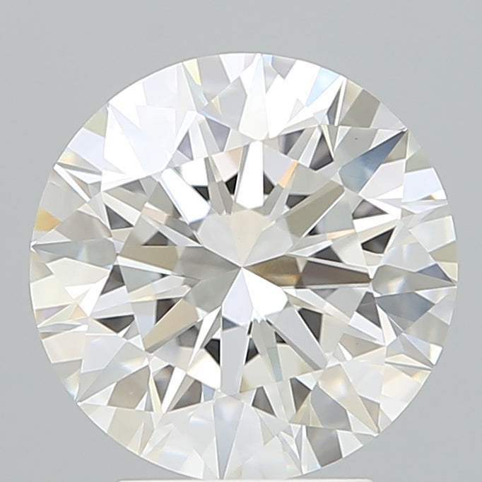 3.70 Carat Round Shaped, Ideal Cut, F Color, VVS2 Clarity, IGI Certified Lab Grown Diamond