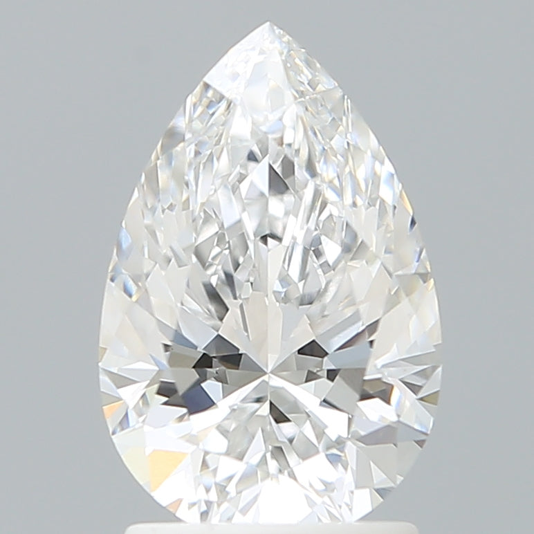 1.89 Carat Pear Shaped, Ideal Cut, D Color, VVS1 Clarity, IGI Certified Lab Grown Diamond