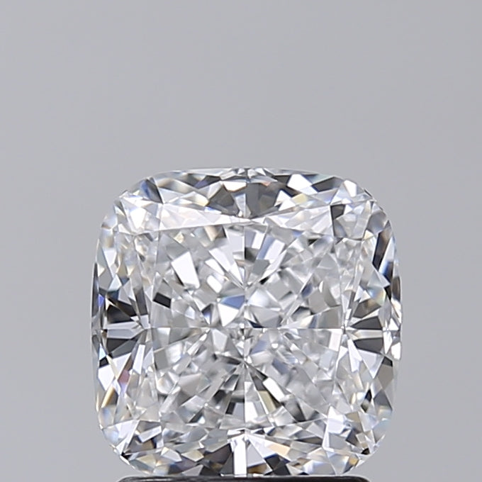 2.01 Carat Cushion Shaped, Very Good Cut, D Color, VVS1 Clarity, IGI Certified Lab Grown Diamond
