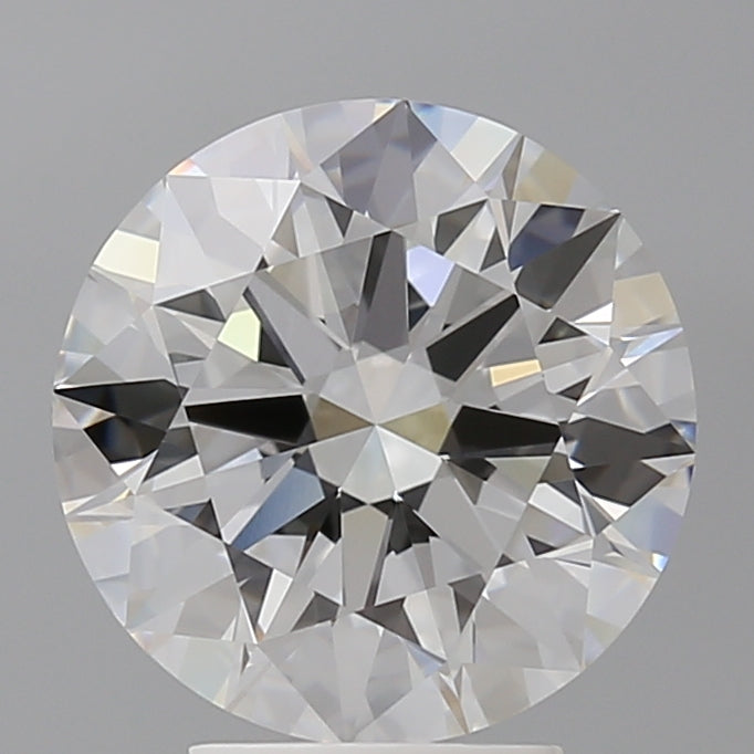 4.09 Carat Round Shaped, Ideal Cut, E Color, VVS2 Clarity, IGI Certified Lab Grown Diamond