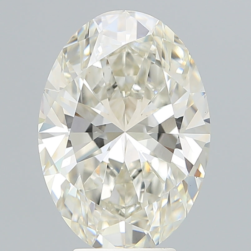5.30 Carat Oval Shaped, Ideal Cut, G Color, VVS2 Clarity, IGI Certified Lab Grown Diamond