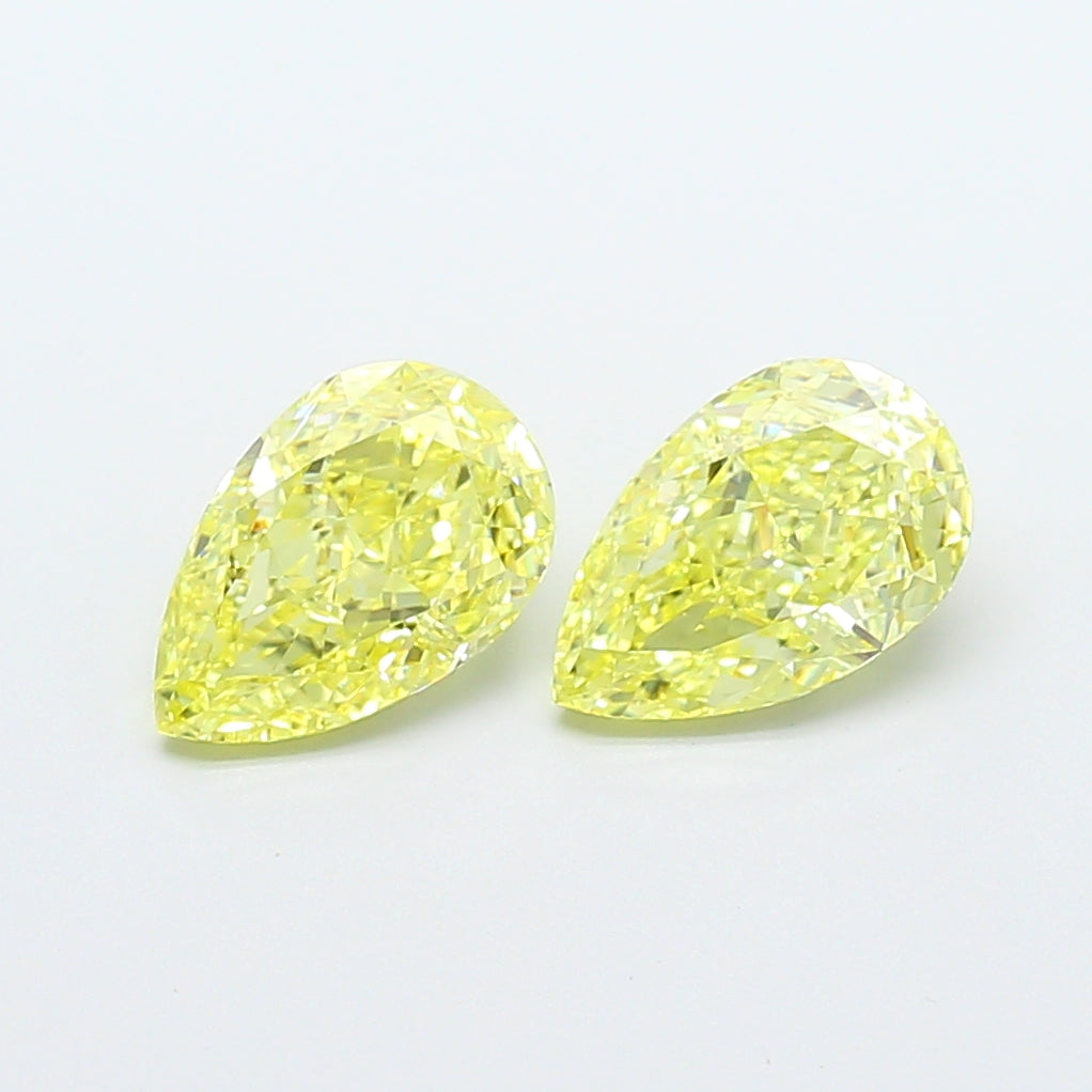 1.53 Carat Pear Shaped, Ideal Cut, VVS2 Clarity, IGI Certified Lab Grown Diamond