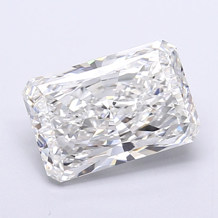 4.05 Carat Radiant Shaped, Very Good Cut, E Color, VVS2 Clarity, IGI Certified Lab Grown Diamond