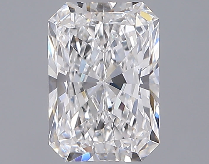 1.33 Carat Radiant Shaped, Ideal Cut, E Color, VVS2 Clarity, IGI Certified Lab Grown Diamond