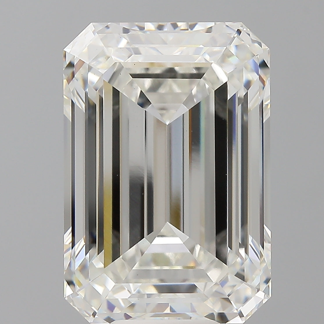 12.07 Carat Emerald Shaped, Ideal Cut, F Color, VS1 Clarity, IGI Certified Lab Grown Diamond