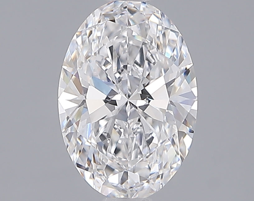 1.56 Carat Oval Shaped, Ideal Cut, D Color, VVS2 Clarity, IGI Certified Lab Grown Diamond