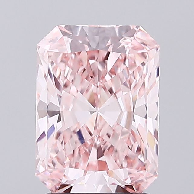2.03 Carat Radiant Shaped, Ideal Cut, VS1 Clarity, IGI Certified Lab Grown Diamond