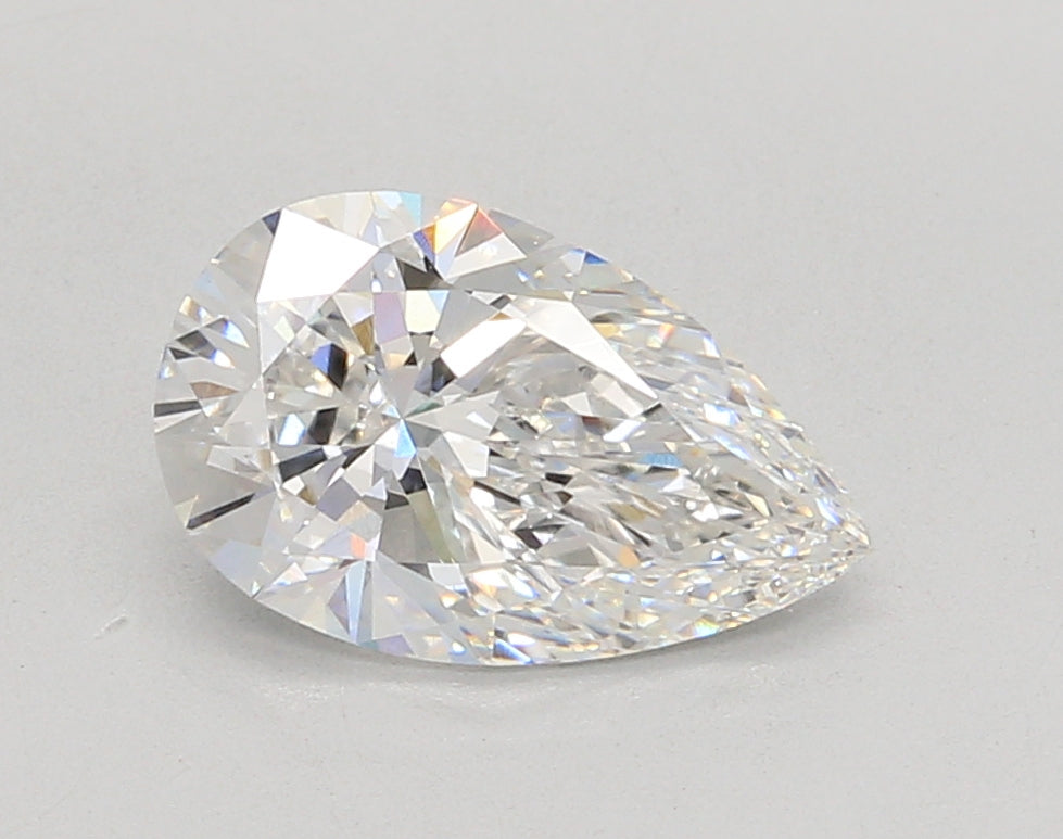 2.06 Carat Pear Shaped, Ideal Cut, F Color, VS1 Clarity, IGI Certified Lab Grown Diamond