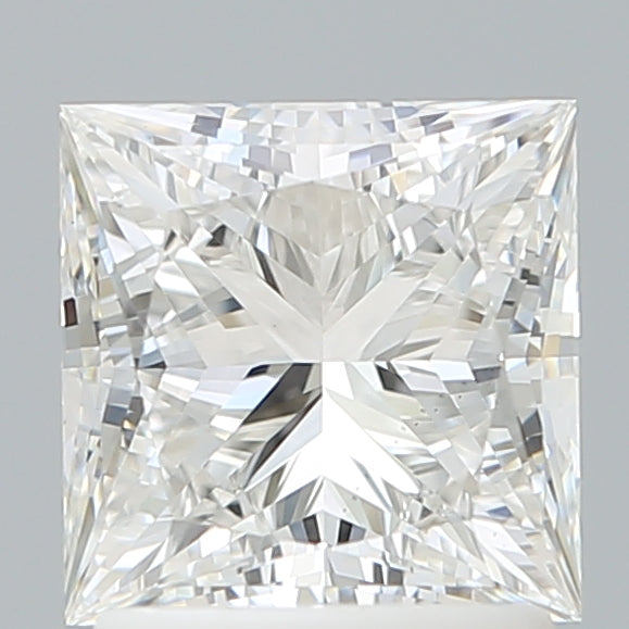 1.79 Carat Princess Shaped, Ideal Cut, E Color, VS1 Clarity, IGI Certified Lab Grown Diamond