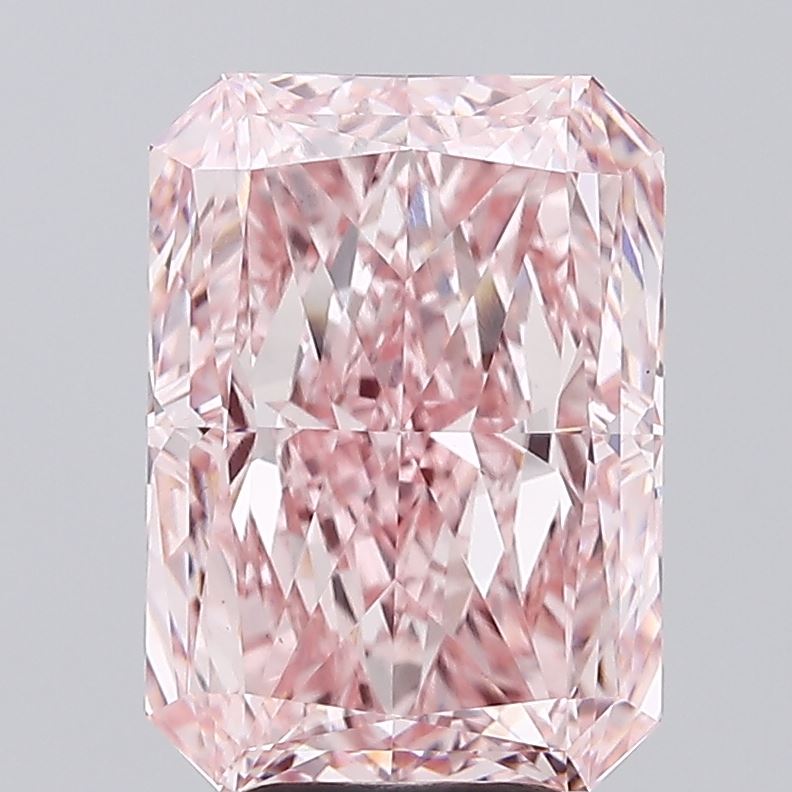 5.41 Carat Radiant Shaped, Excellent Cut, VS1 Clarity, IGI Certified Lab Grown Diamond