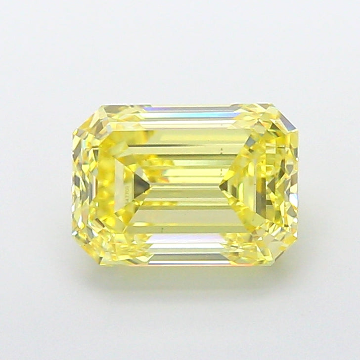 3.55 Carat Emerald Shaped, Excellent Cut, VS1 Clarity, IGI Certified Lab Grown Diamond