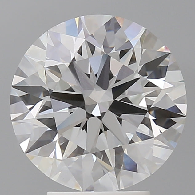 4.04 Carat Round Shaped, Ideal Cut, E Color, VVS2 Clarity, IGI Certified Lab Grown Diamond