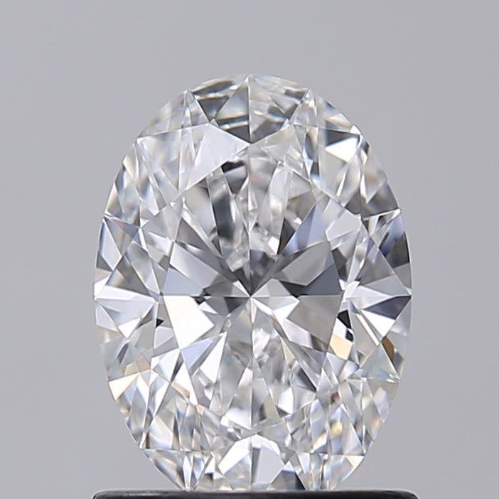 1.00 Carat Oval Shaped, Ideal Cut, D Color, VVS1 Clarity, IGI Certified Lab Grown Diamond