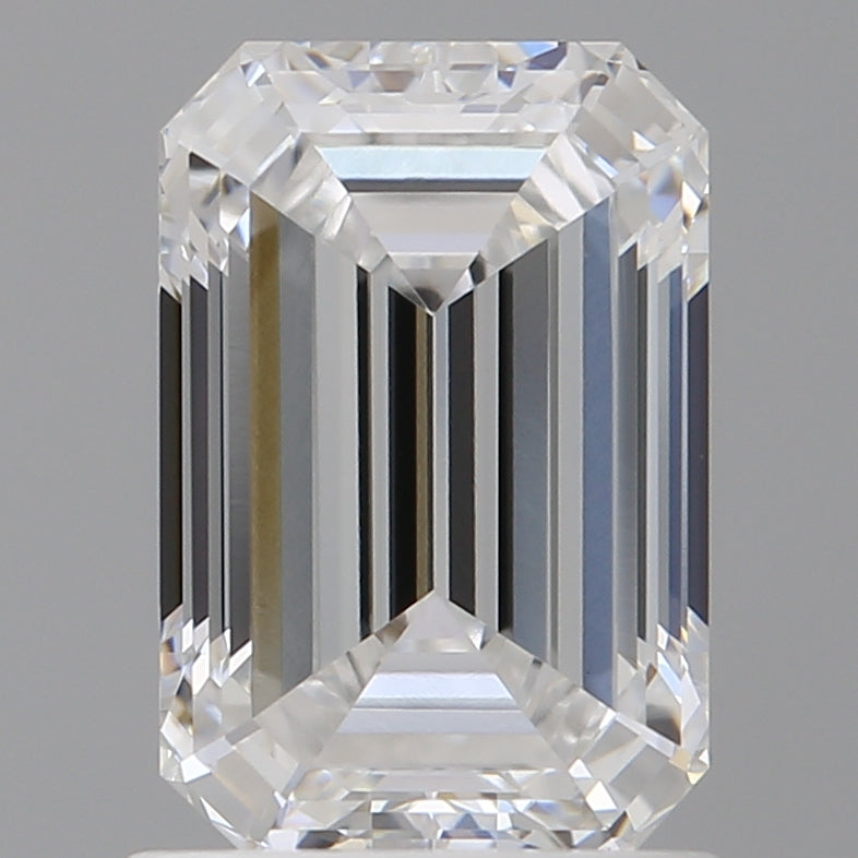1.52 Carat Emerald Shaped, Ideal Cut, D Color, VVS1 Clarity, IGI Certified Lab Grown Diamond