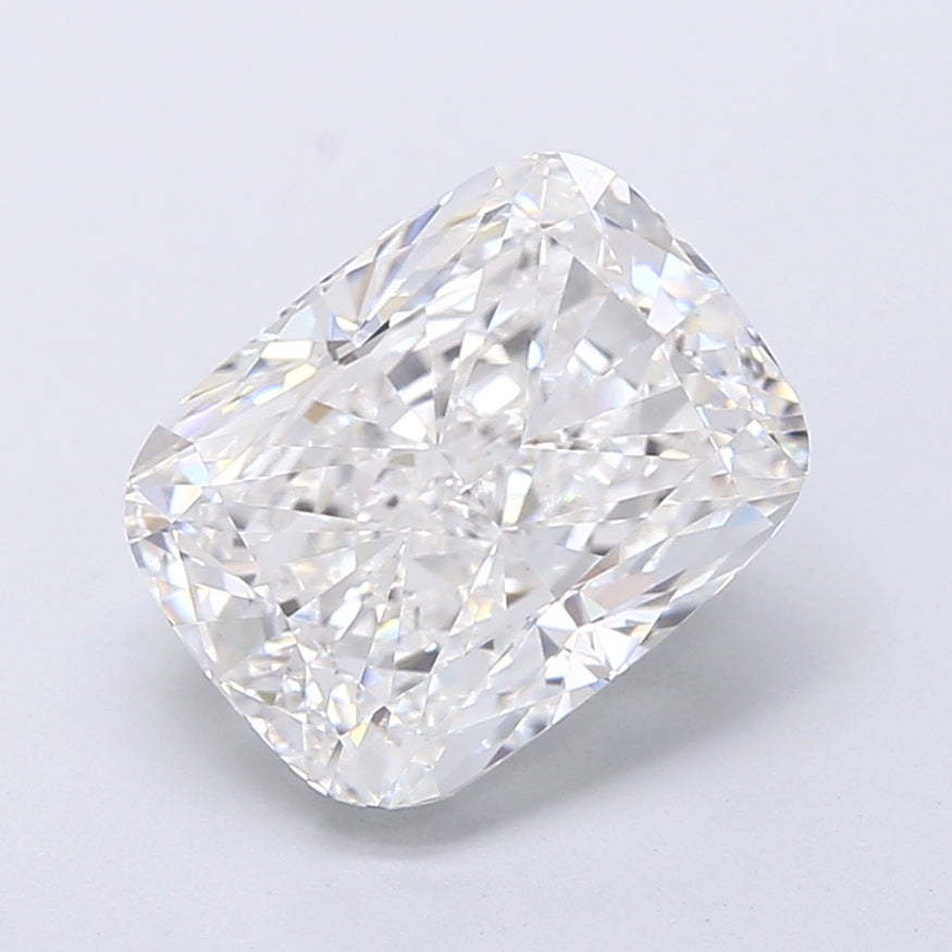 4.21 Carat Cushion Shaped, Very Good Cut, E Color, VVS2 Clarity, IGI Certified Lab Grown Diamond