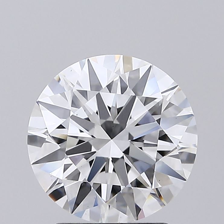 2.10 Carat Round Shaped, Excellent Cut, E Color, VS1 Clarity, IGI Certified Lab Grown Diamond
