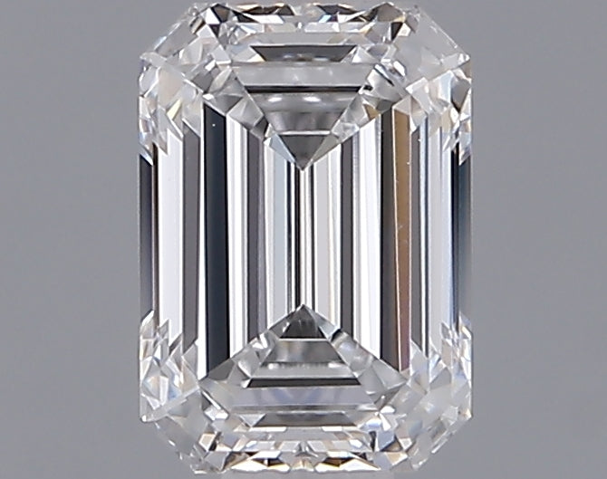1.04 Carat Emerald Shaped, Ideal Cut, D Color, VVS1 Clarity, IGI Certified Lab Grown Diamond