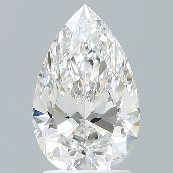 2.16 Carat Pear Shaped, Ideal Cut, E Color, VVS2 Clarity, IGI Certified Lab Grown Diamond