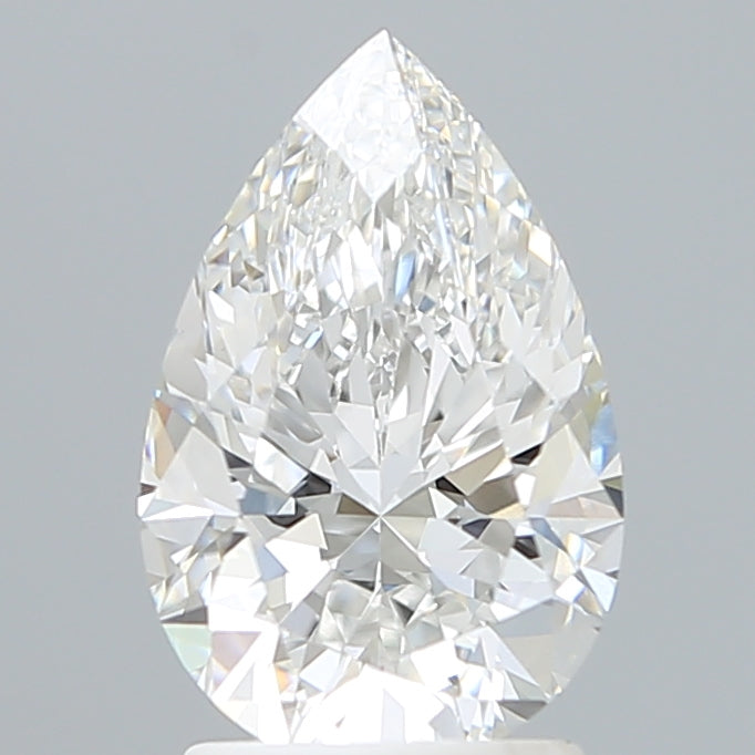 2.10 Carat Pear Shaped, Excellent Cut, E Color, VVS2 Clarity, IGI Certified Lab Grown Diamond