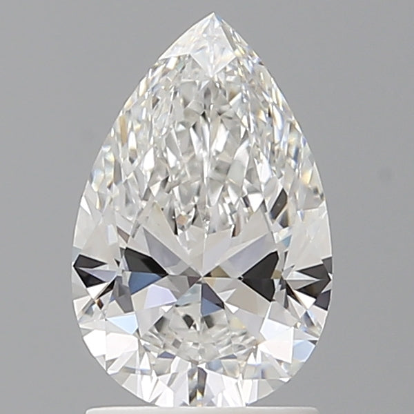 1.56 Carat Pear Shaped, Ideal Cut, E Color, VVS2 Clarity, IGI Certified Lab Grown Diamond