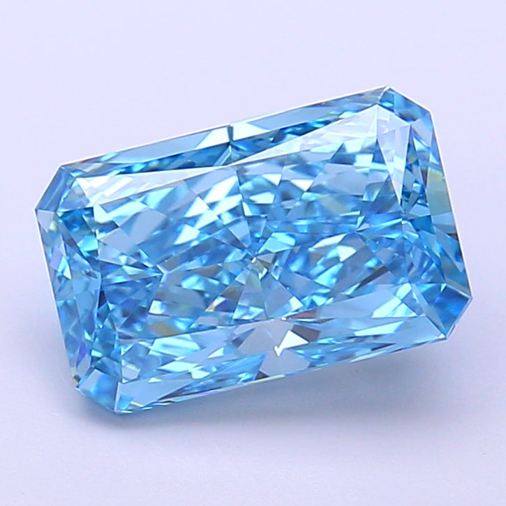 2.79 Carat Radiant Shaped, Very Good Cut, VVS2 Clarity, IGI Certified Lab Grown Diamond