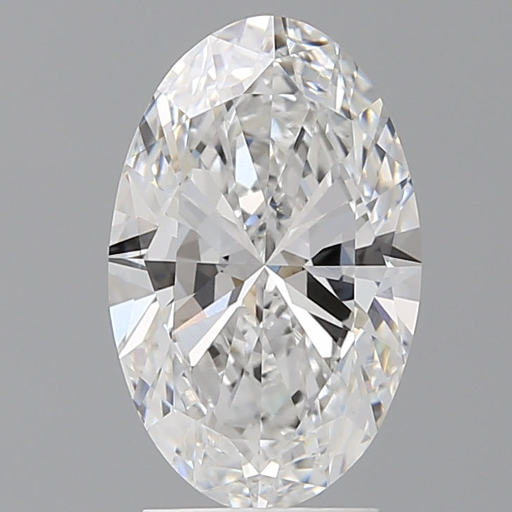 3.00 Carat Oval Shaped, Ideal Cut, E Color, VVS2 Clarity, IGI Certified Lab Grown Diamond
