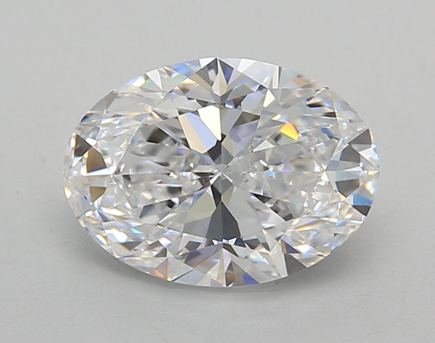 2.01 Carat Oval Shaped, Excellent Cut, D Color, VVS1 Clarity, IGI Certified Lab Grown Diamond