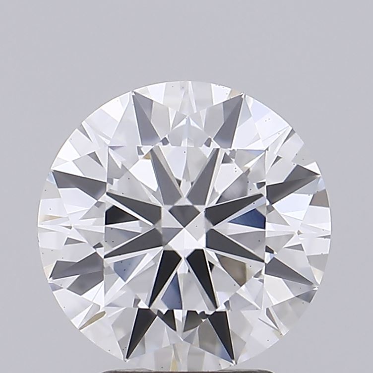 2.01 Carat Round Shaped, Excellent Cut, E Color, VS1 Clarity, IGI Certified Lab Grown Diamond