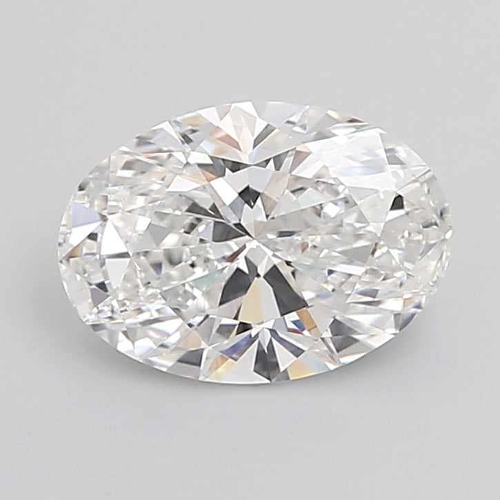 4.07 Carat Oval Shaped, Ideal Cut, E Color, VVS2 Clarity, IGI Certified Lab Grown Diamond