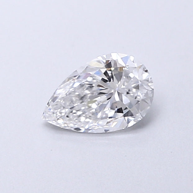 0.35 Carat Pear Shaped, Very Good Cut, D Color, VVS2 Clarity, IGI Certified Lab Grown Diamond