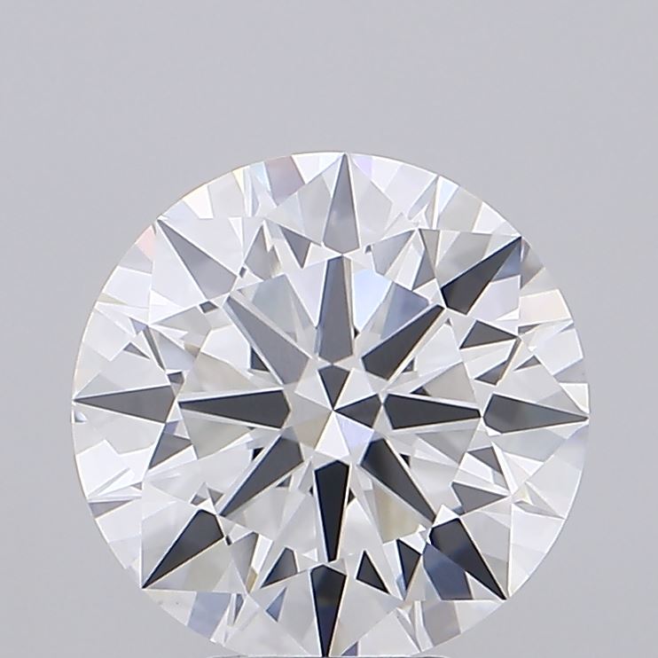 5.83 Carat Round Shaped, Ideal Cut, E Color, VVS2 Clarity, IGI Certified Lab Grown Diamond