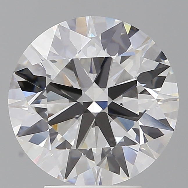 4.08 Carat Round Shaped, Ideal Cut, E Color, VVS2 Clarity, IGI Certified Lab Grown Diamond
