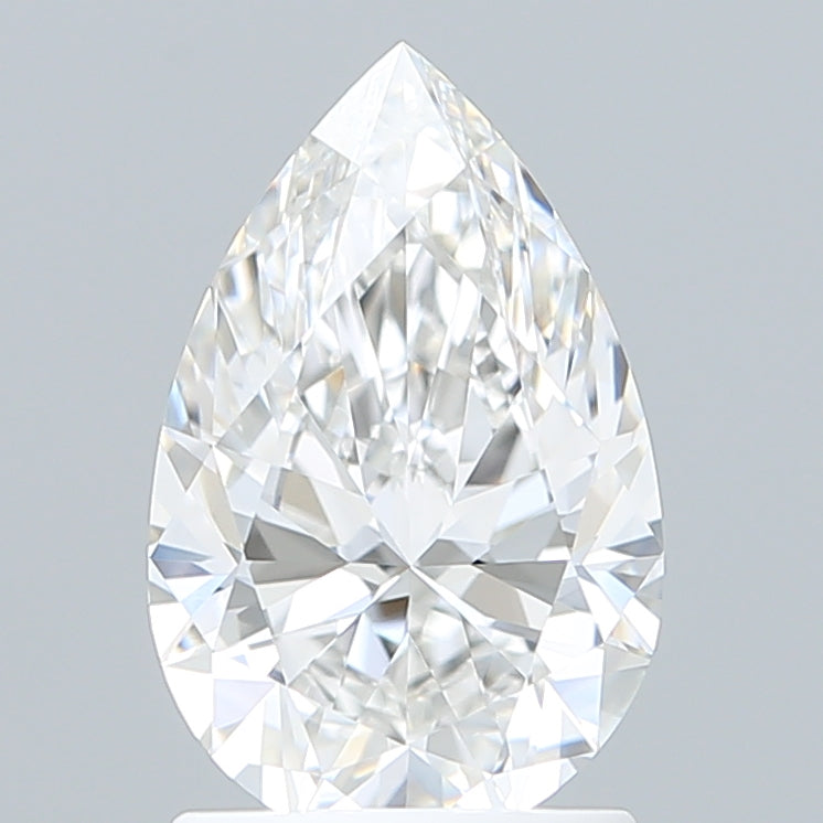 1.59 Carat Pear Shaped, Ideal Cut, E Color, VVS1 Clarity, IGI Certified Lab Grown Diamond