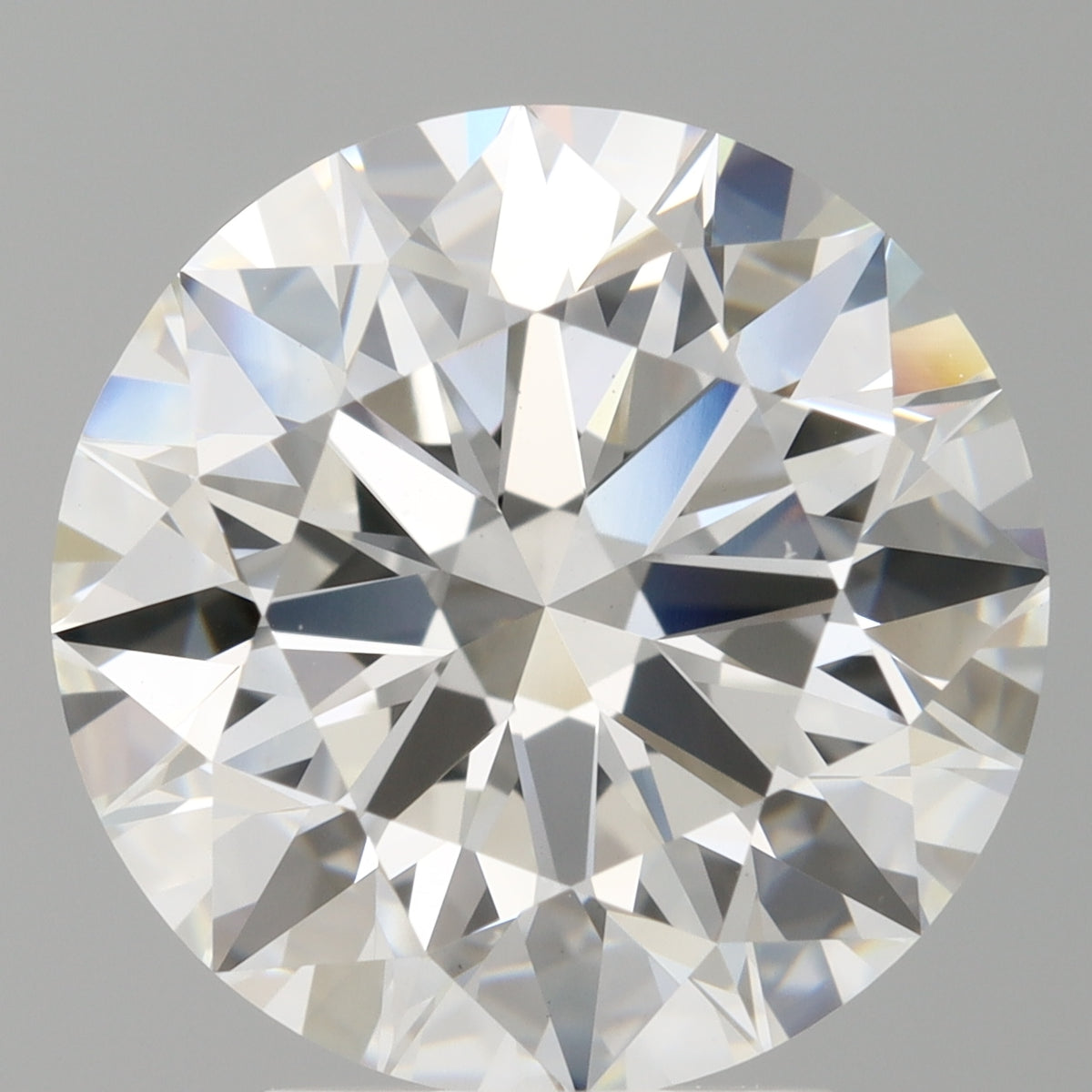 4.06 Carat Round Shaped, Excellent Cut, E Color, VVS2 Clarity, IGI Certified Lab Grown Diamond