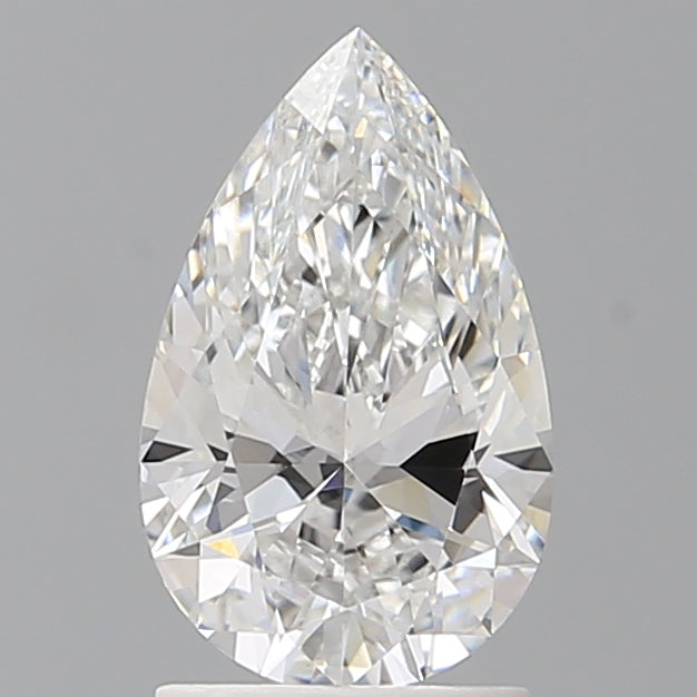 1.59 Carat Pear Shaped, Ideal Cut, E Color, VS1 Clarity, IGI Certified Lab Grown Diamond