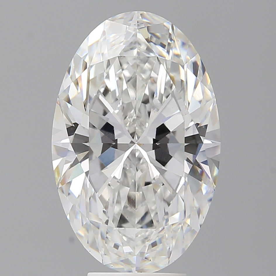 6.57 Carat Oval Shaped, Ideal Cut, F Color, VS1 Clarity, IGI Certified Lab Grown Diamond