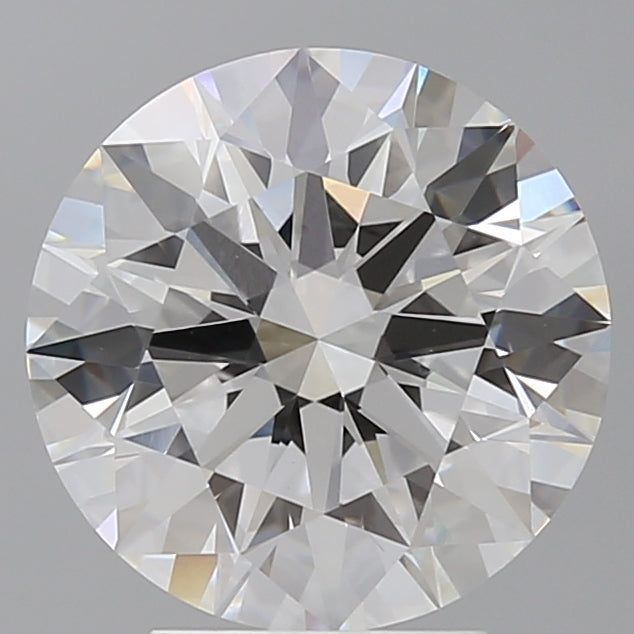 4.10 Carat Round Shaped, Ideal Cut, E Color, VVS2 Clarity, IGI Certified Lab Grown Diamond