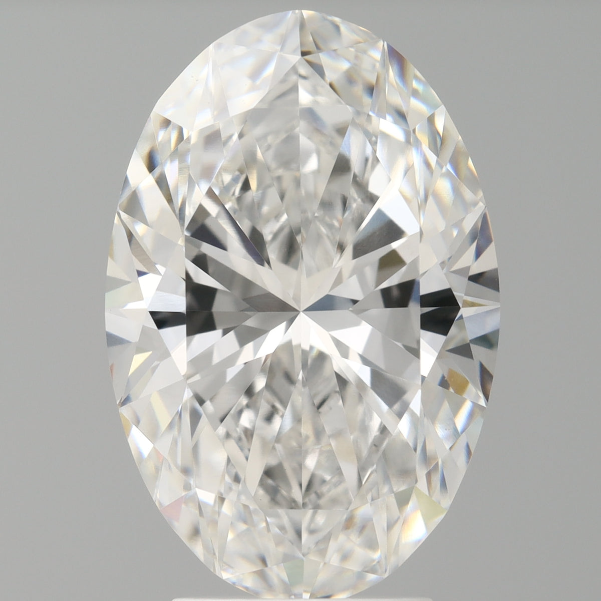 4.10 Carat Oval Shaped, Ideal Cut, E Color, VVS2 Clarity, IGI Certified Lab Grown Diamond