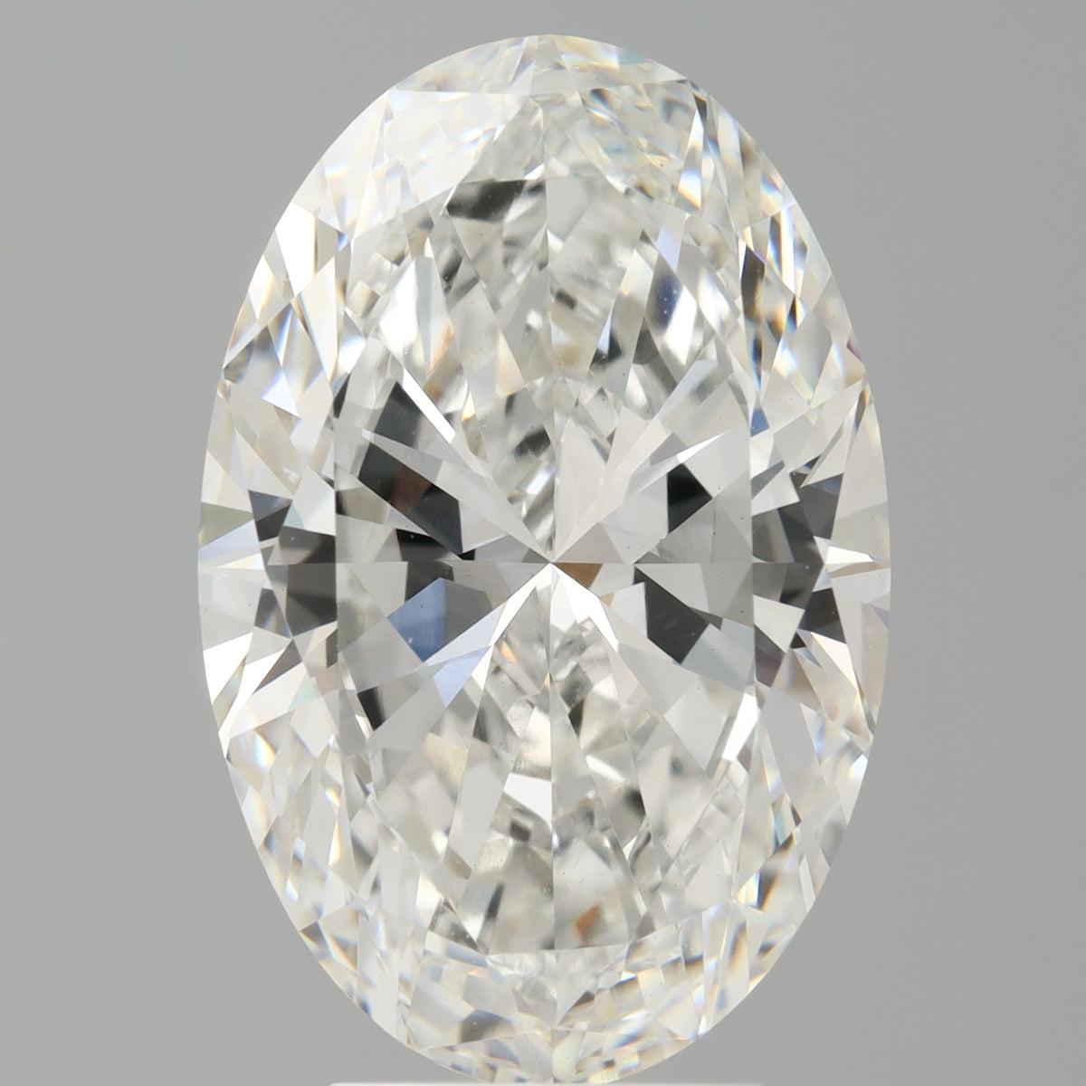 5.01 Carat Oval Shaped, Ideal Cut, F Color, VVS2 Clarity, IGI Certified Lab Grown Diamond