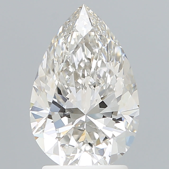 2.36 Carat Pear Shaped, Ideal Cut, G Color, VVS2 Clarity, IGI Certified Lab Grown Diamond
