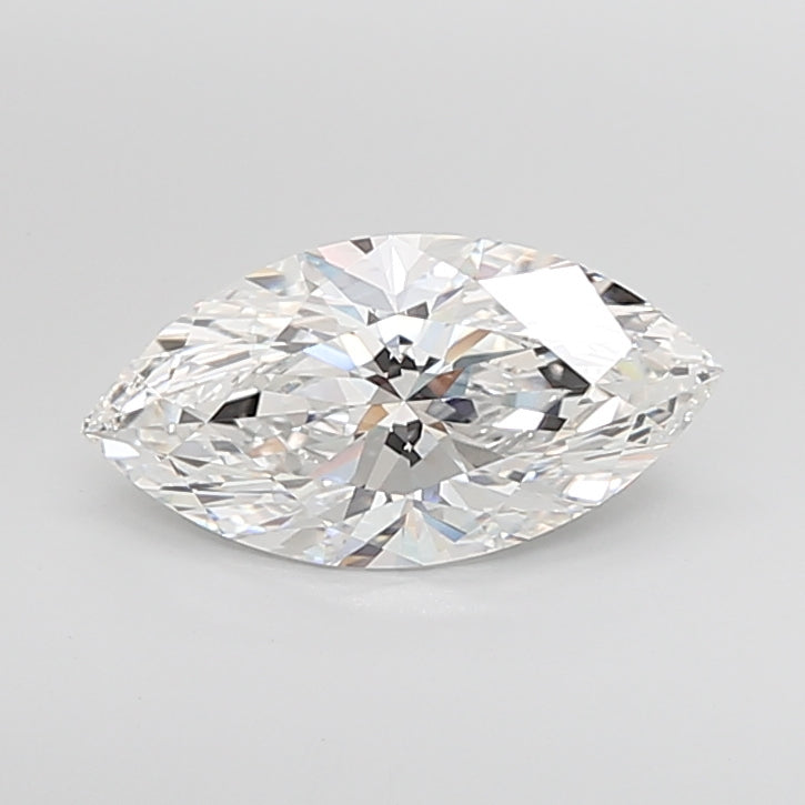 4.03 Carat Marquise Shaped, Ideal Cut, E Color, VVS2 Clarity, IGI Certified Lab Grown Diamond