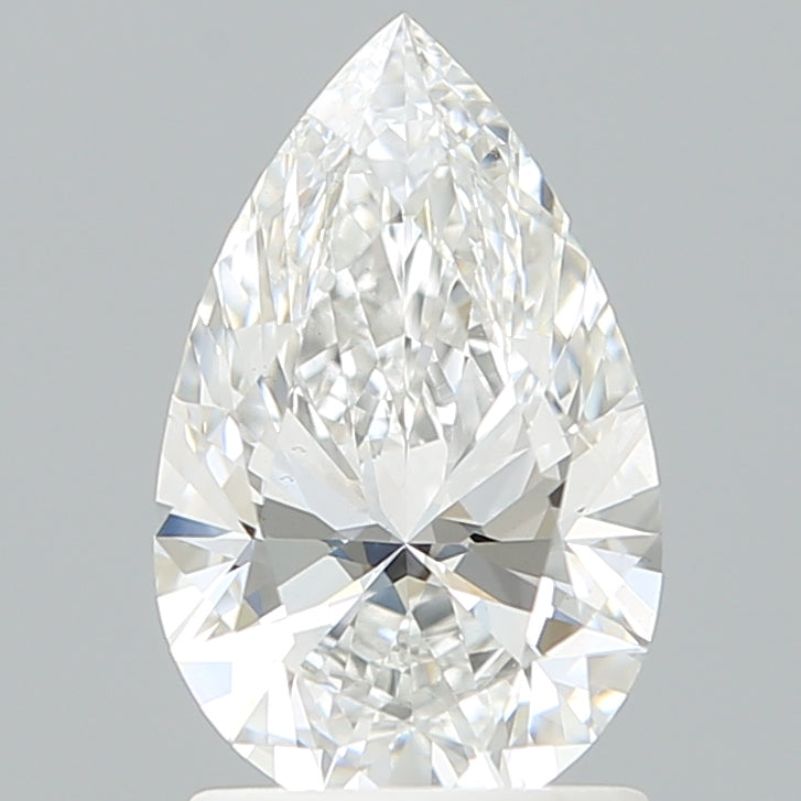 1.54 Carat Pear Shaped, Ideal Cut, E Color, VVS2 Clarity, IGI Certified Lab Grown Diamond