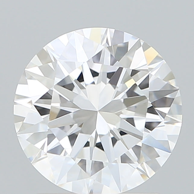 1.85 Carat Round Shaped, Excellent Cut, E Color, VVS2 Clarity, IGI Certified Lab Grown Diamond