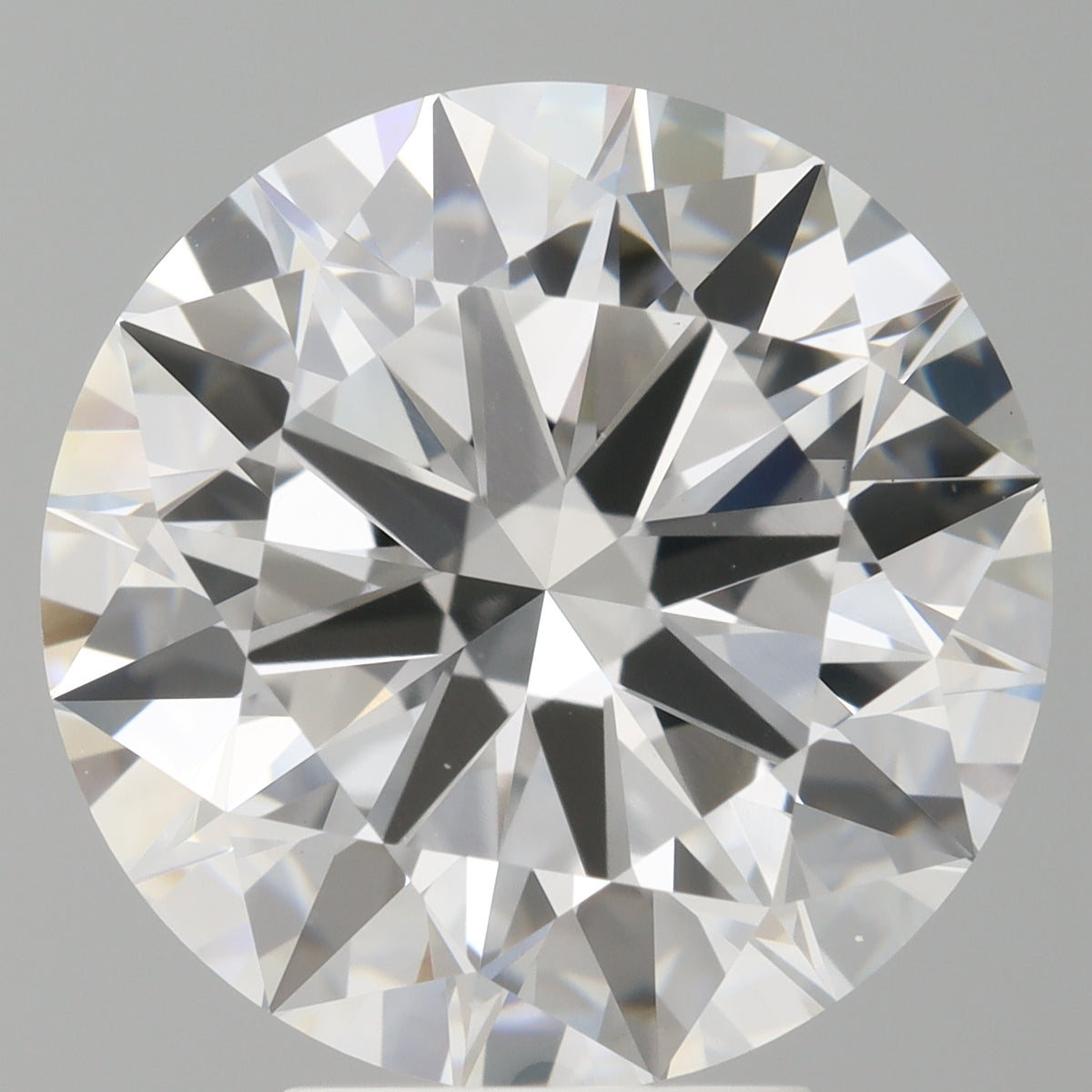 5.55 Carat Round Shaped, Excellent Cut, E Color, VVS2 Clarity, IGI Certified Lab Grown Diamond